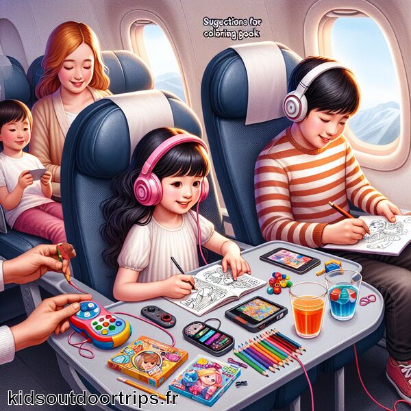 Astuces pour divertir les enfants en avion