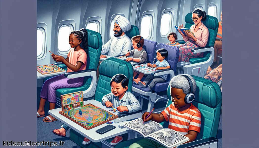 Lire des livres ou magazines - Astuces pour divertir les enfants en avion